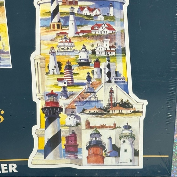 Great American Puzzle Factory 9800 Lighthouses USA Jigsaw Over 600+ PC SEALED - Picture 9 of 16